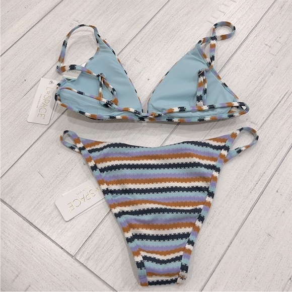 L Space Set Millie Top & Jay Bitsy Bottom in Over The Moon Color Size M NWT - Picture 8 of 10